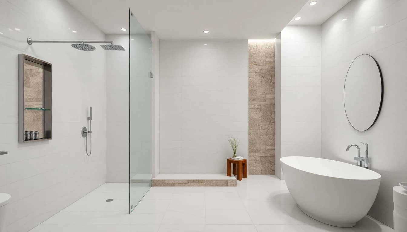 Badezimmer neu gestalten - KI Interior Design Ideen